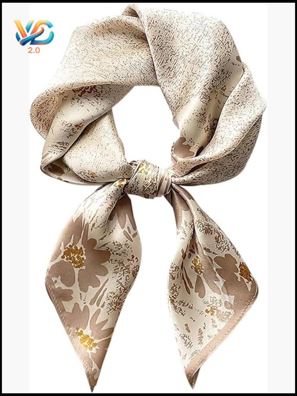 Satin Bandana Head Scarf Large Square Wrap for Hairstyling Lightweight
